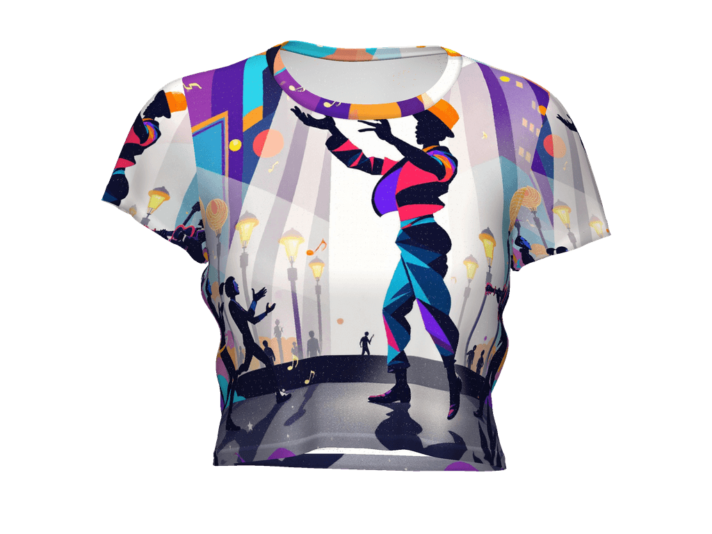 All-Over Print Crop Tee