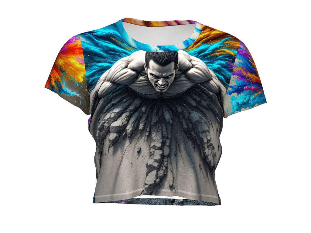 All-Over Print Crop Tee