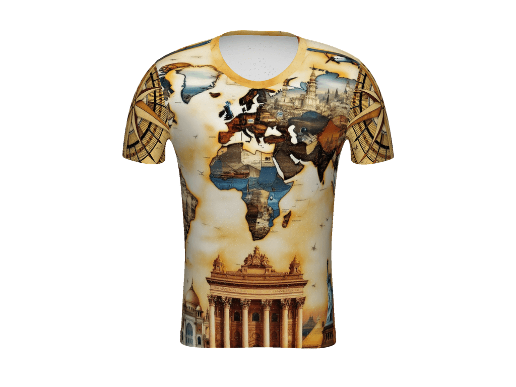 All-Over Print Men's Athletic T-Shirt