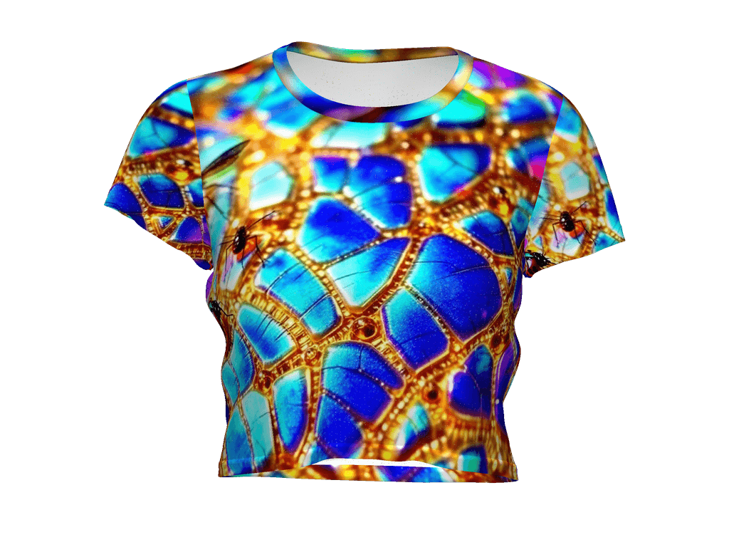 All-Over Print Crop Tee