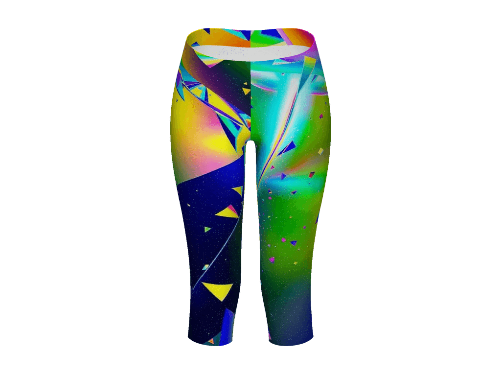 All-Over Print Capri Leggings