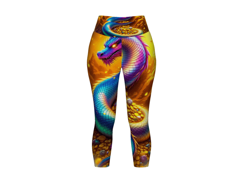 All-Over Print Yoga Capri Leggings