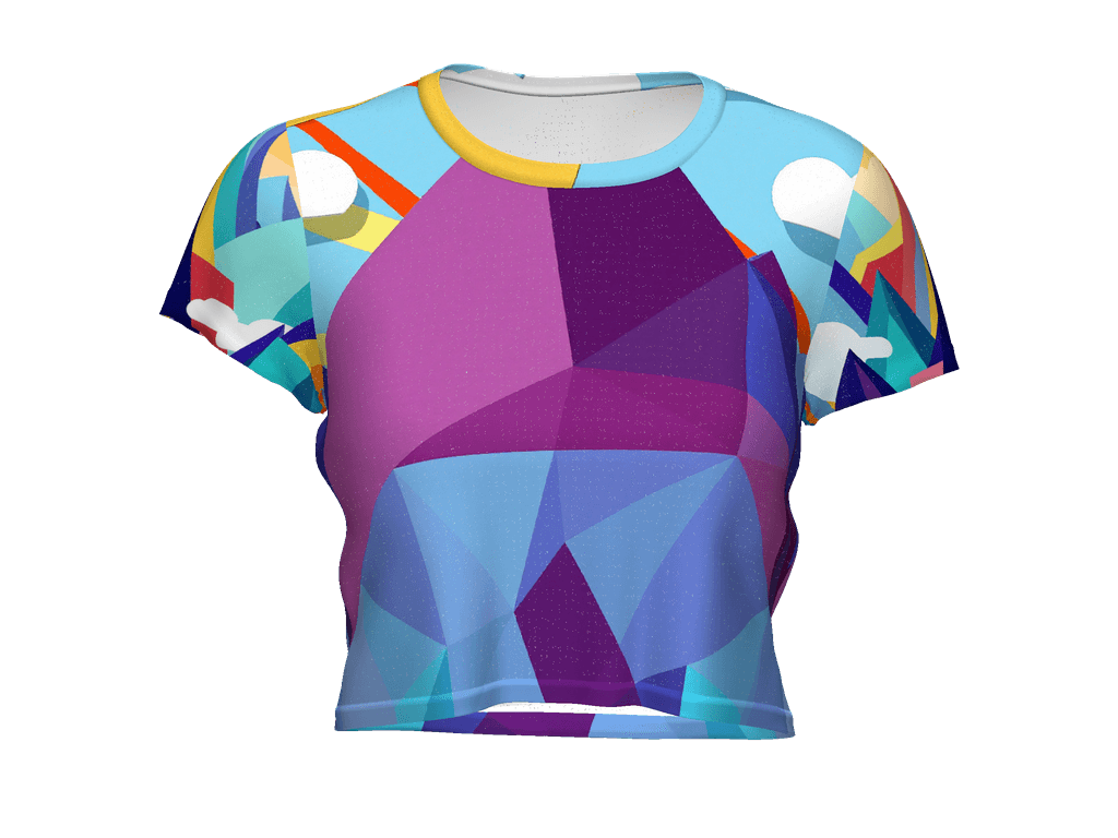 All-Over Print Crop Tee