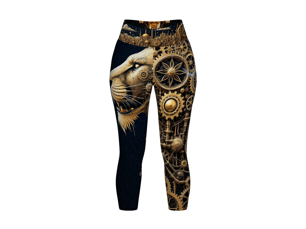 All-Over Print Yoga Capri Leggings