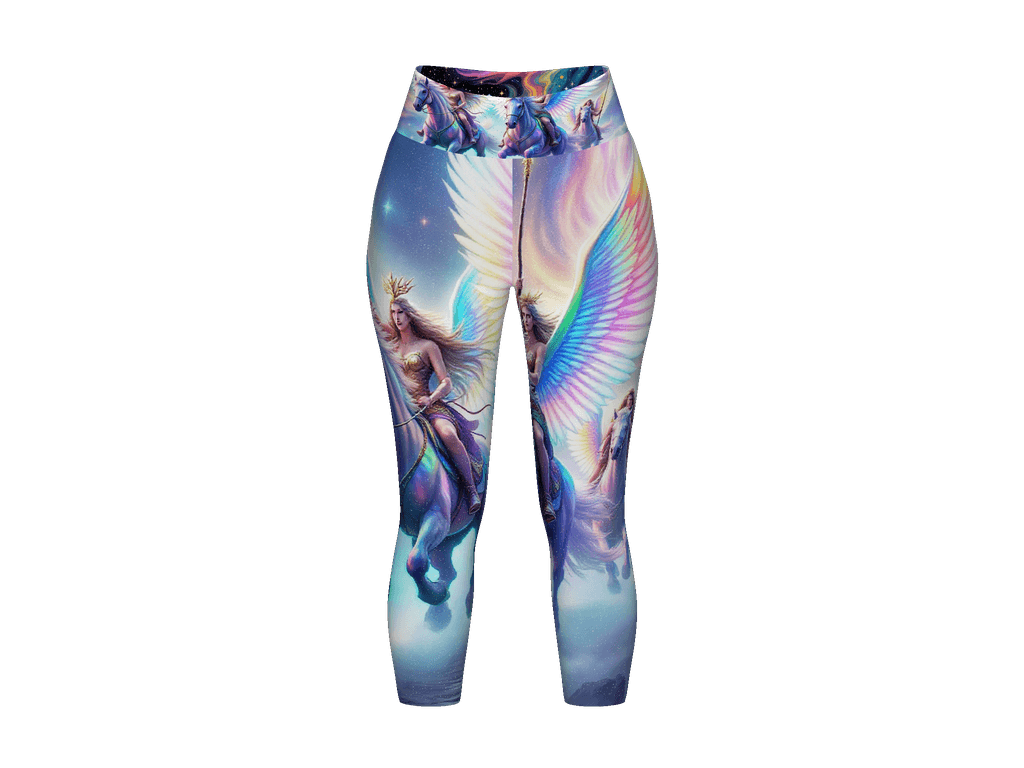 All-Over Print Yoga Capri Leggings