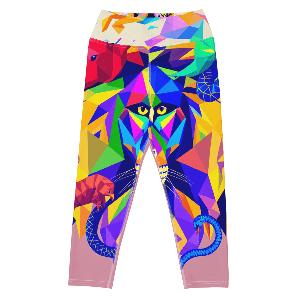 All-Over Print Yoga Capri Leggings