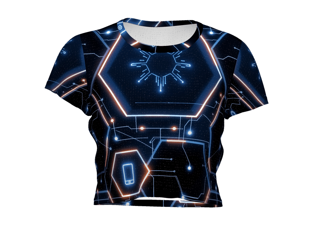 All-Over Print Crop Tee