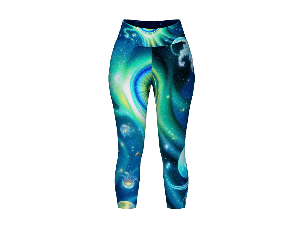 All-Over Print Yoga Capri Leggings