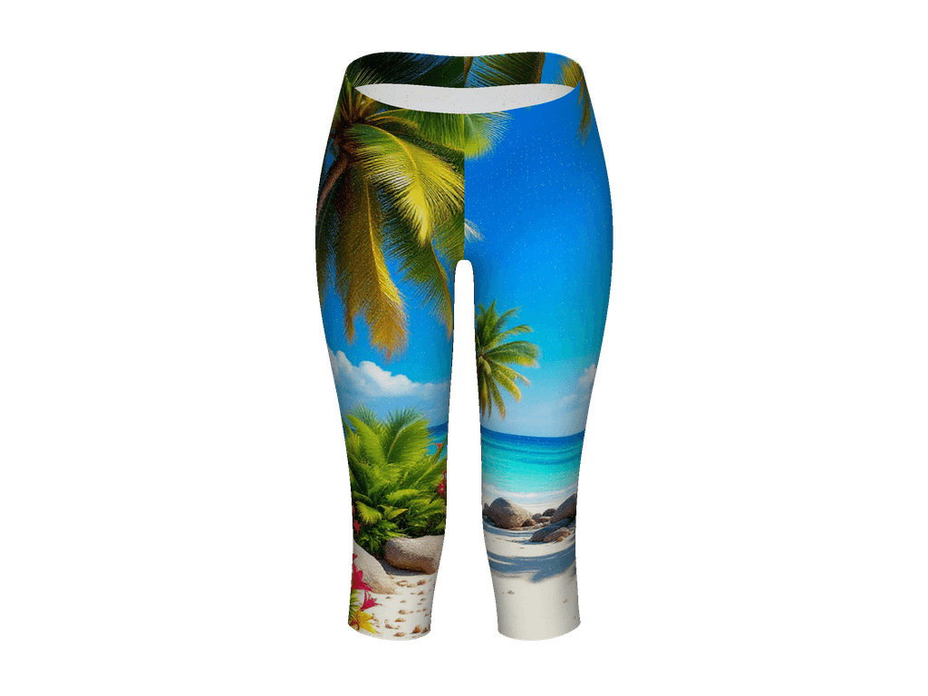 All-Over Print Capri Leggings