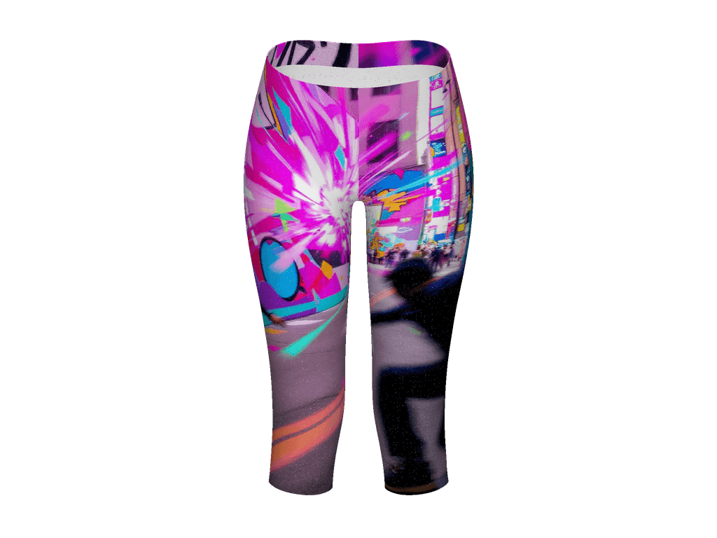 All-Over Print Capri Leggings