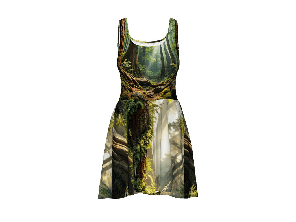 All-Over Print Skater Dress