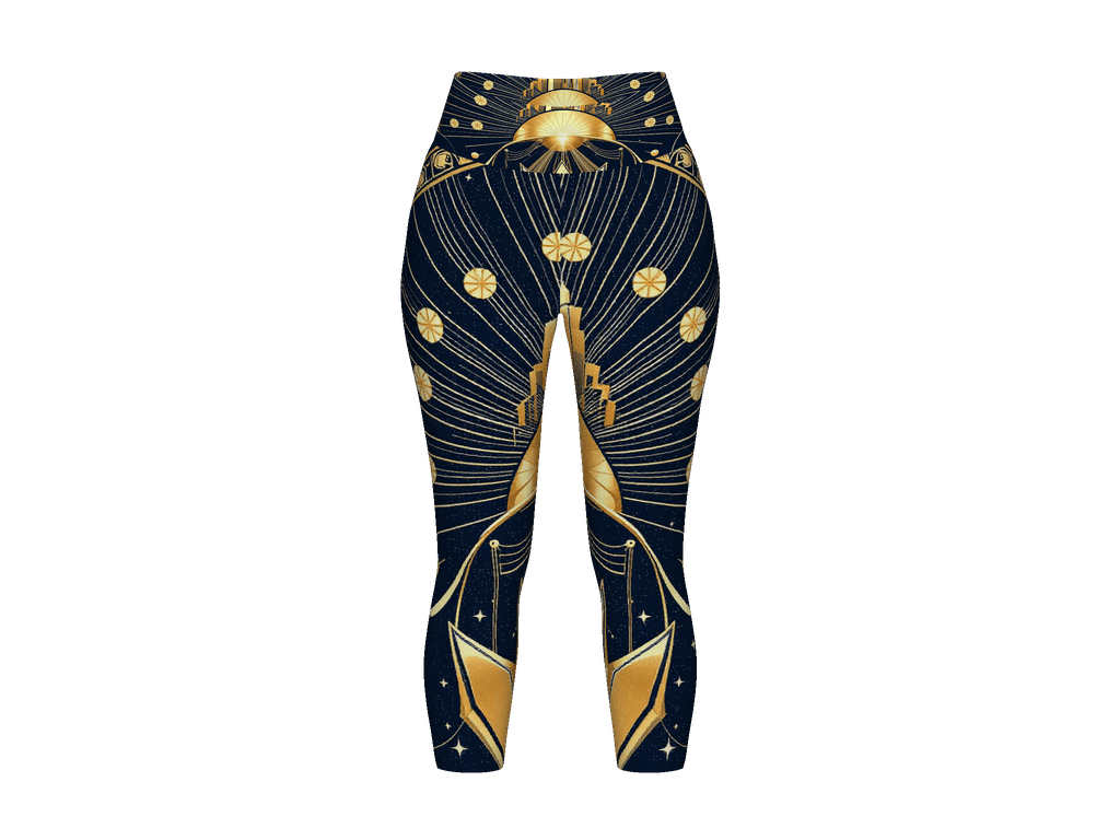 All-Over Print Yoga Capri Leggings