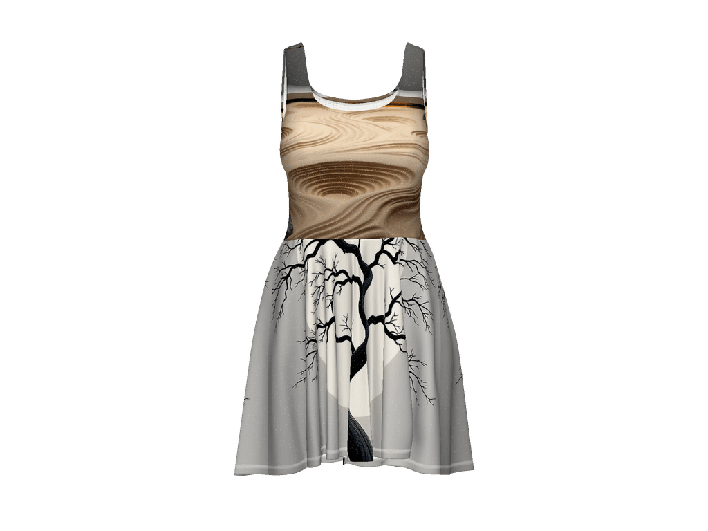 All-Over Print Skater Dress