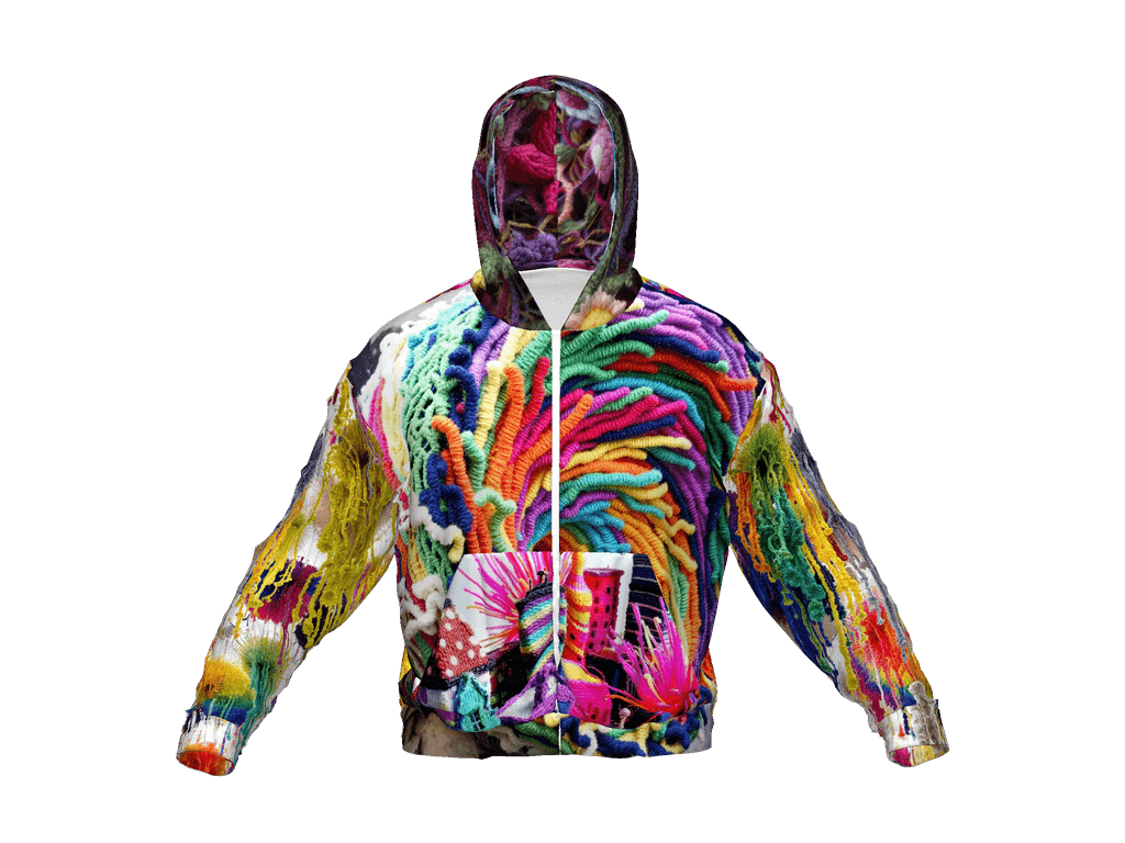 All-Over Print Recycled Unisex Zip Hoodie