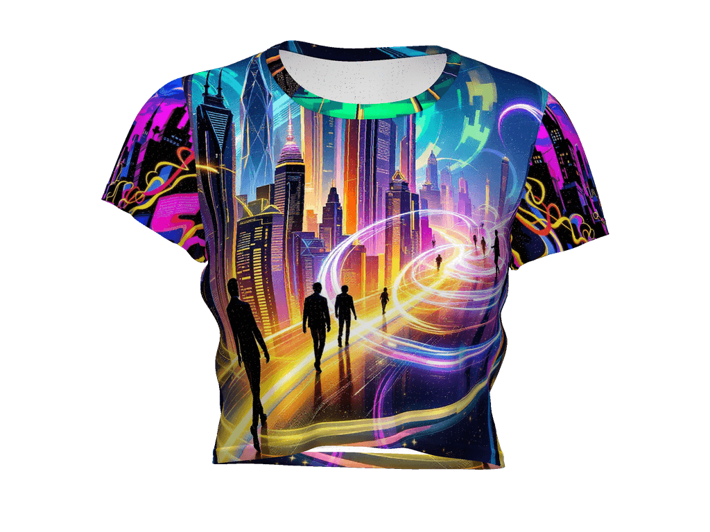 All-Over Print Crop Tee