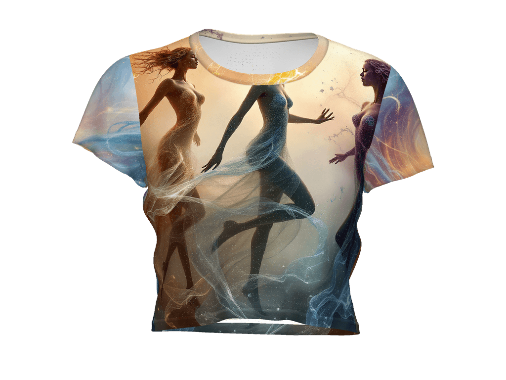 All-Over Print Crop Tee