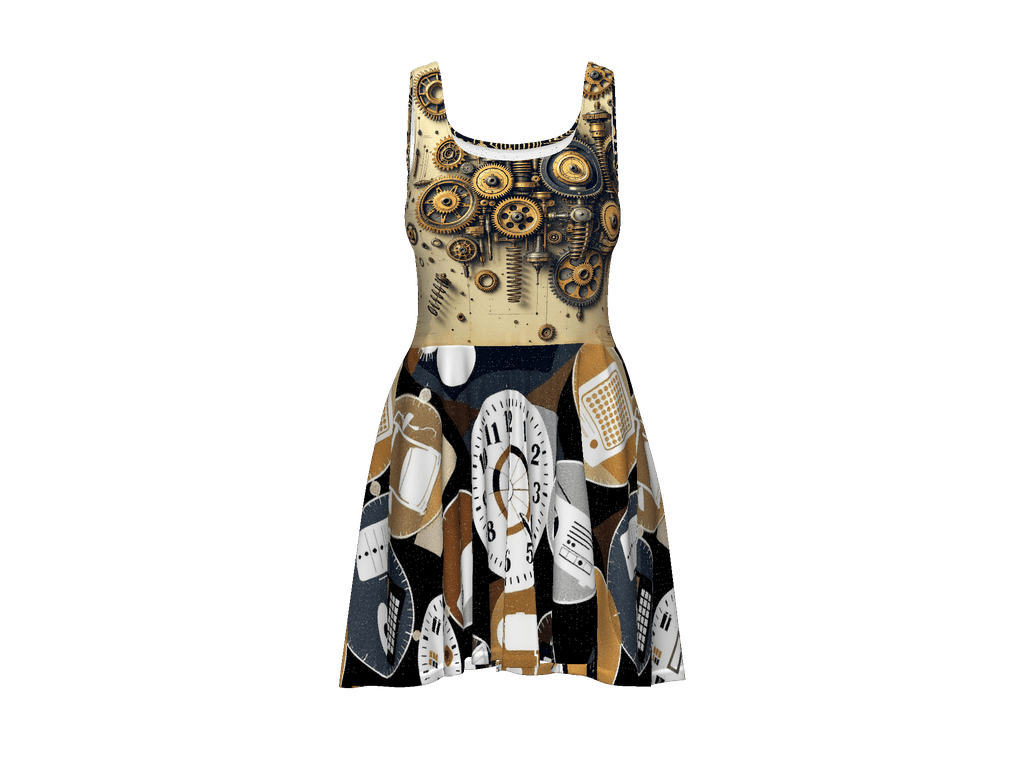 All-Over Print Skater Dress