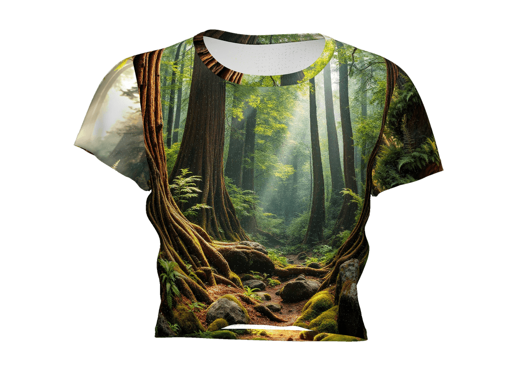 All-Over Print Crop Tee