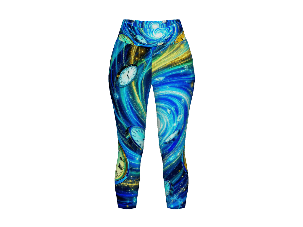 All-Over Print Yoga Capri Leggings