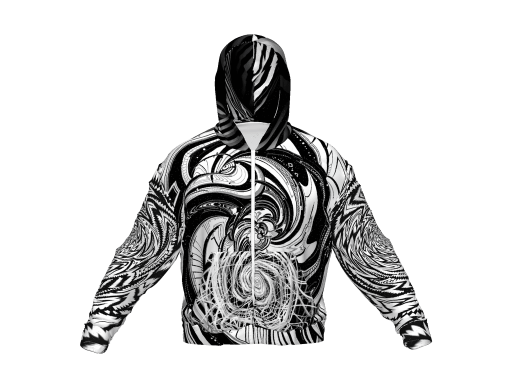 All-Over Print Recycled Unisex Zip Hoodie