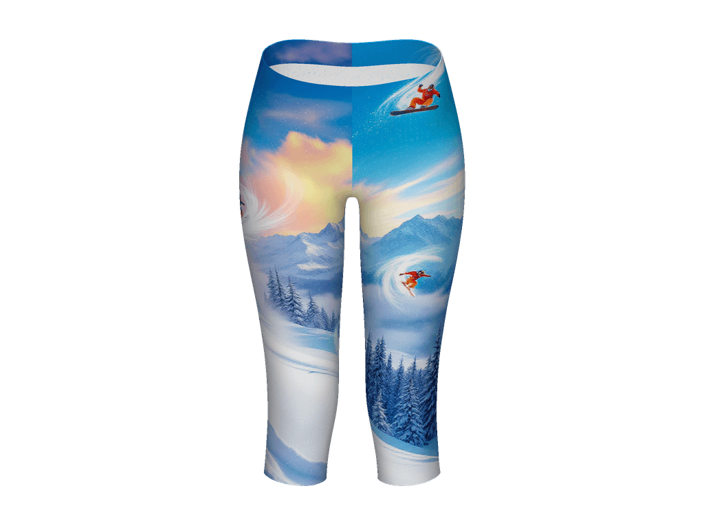 All-Over Print Capri Leggings