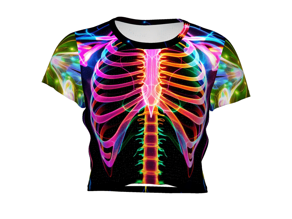 All-Over Print Crop Tee