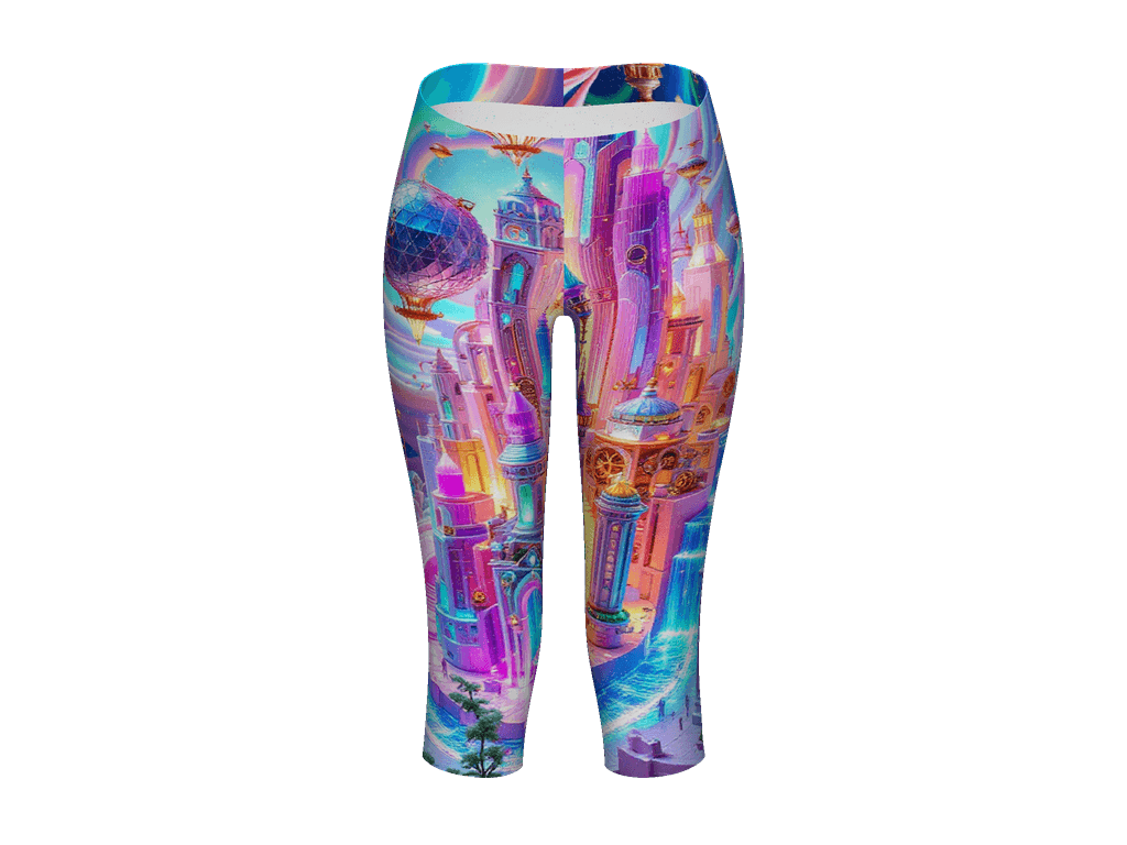 All-Over Print Capri Leggings