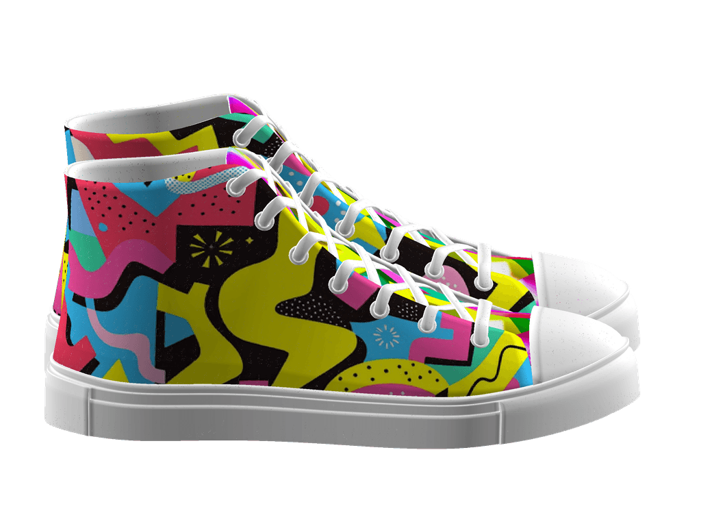 Men's High Top Canvas Shoes