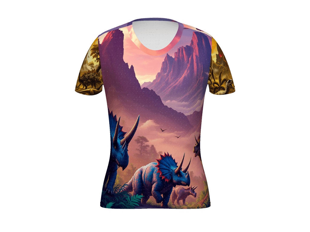 All-Over Print Women's Athletic T-Shirt