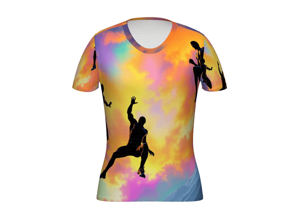 All-Over Print Women's Athletic T-Shirt