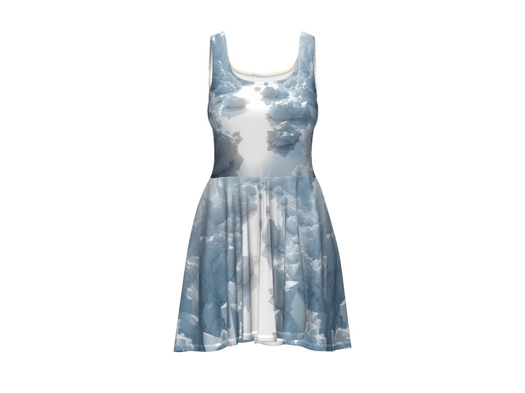 All-Over Print Skater Dress