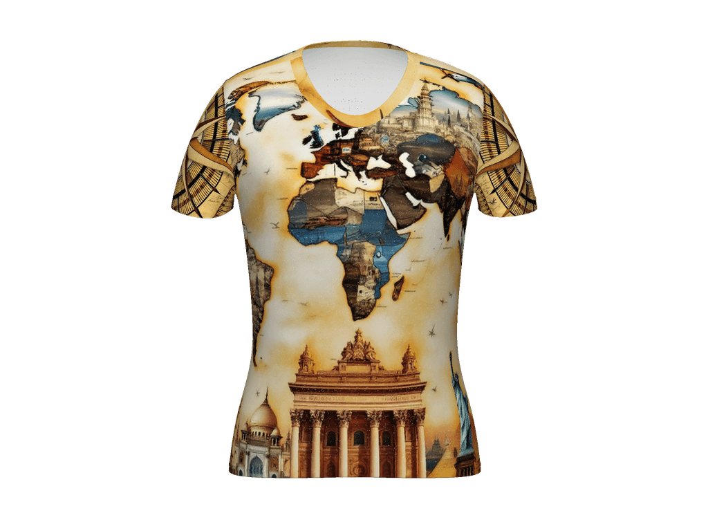 All-Over Print Women's Athletic T-Shirt