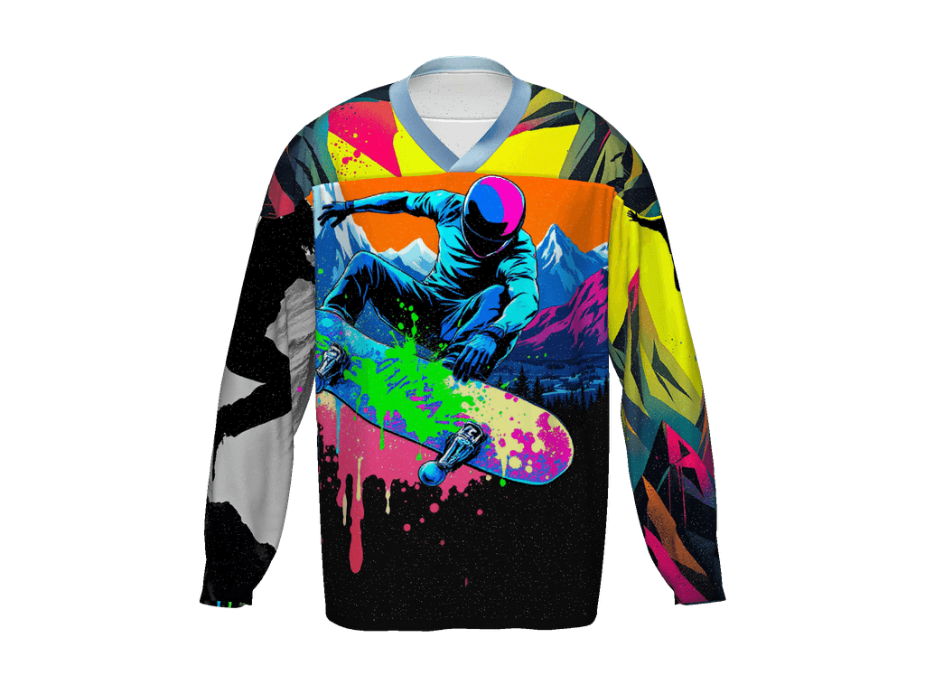 All-Over Print Recycled Hockey Fan Jersey