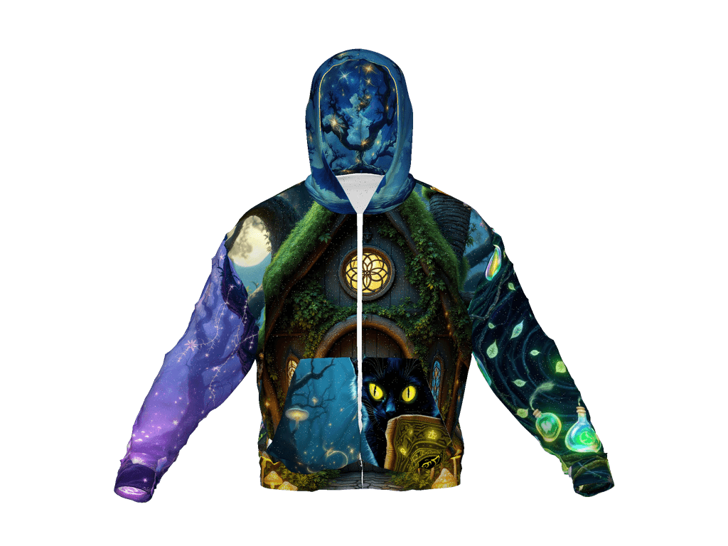 All-Over Print Recycled Unisex Zip Hoodie