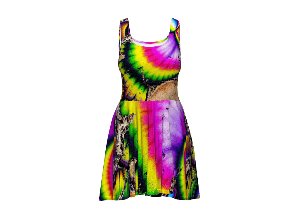 All-Over Print Skater Dress