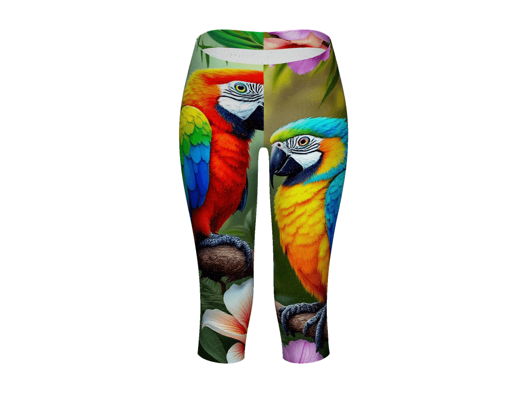 All-Over Print Capri Leggings