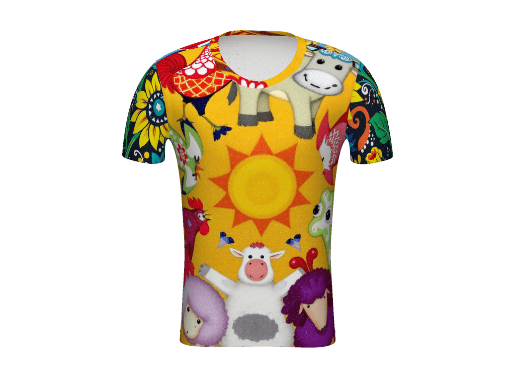 All-Over Print Men's Athletic T-Shirt