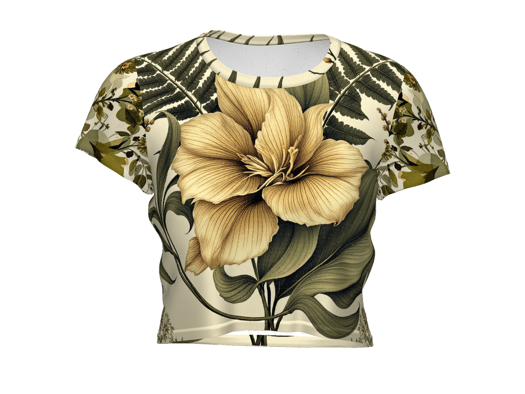 All-Over Print Crop Tee