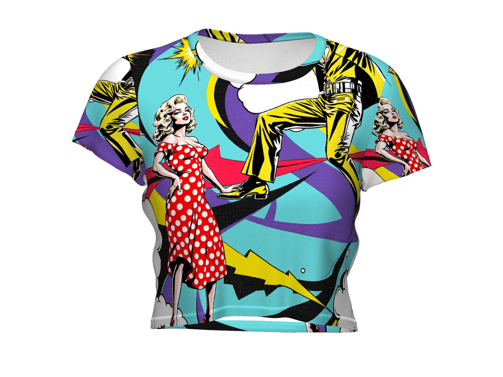 All-Over Print Crop Tee