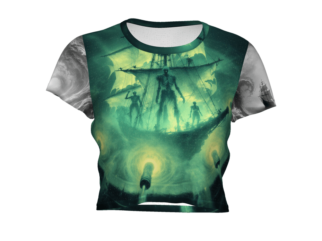 All-Over Print Crop Tee