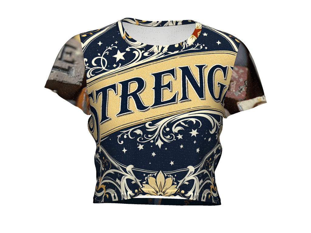 All-Over Print Crop Tee