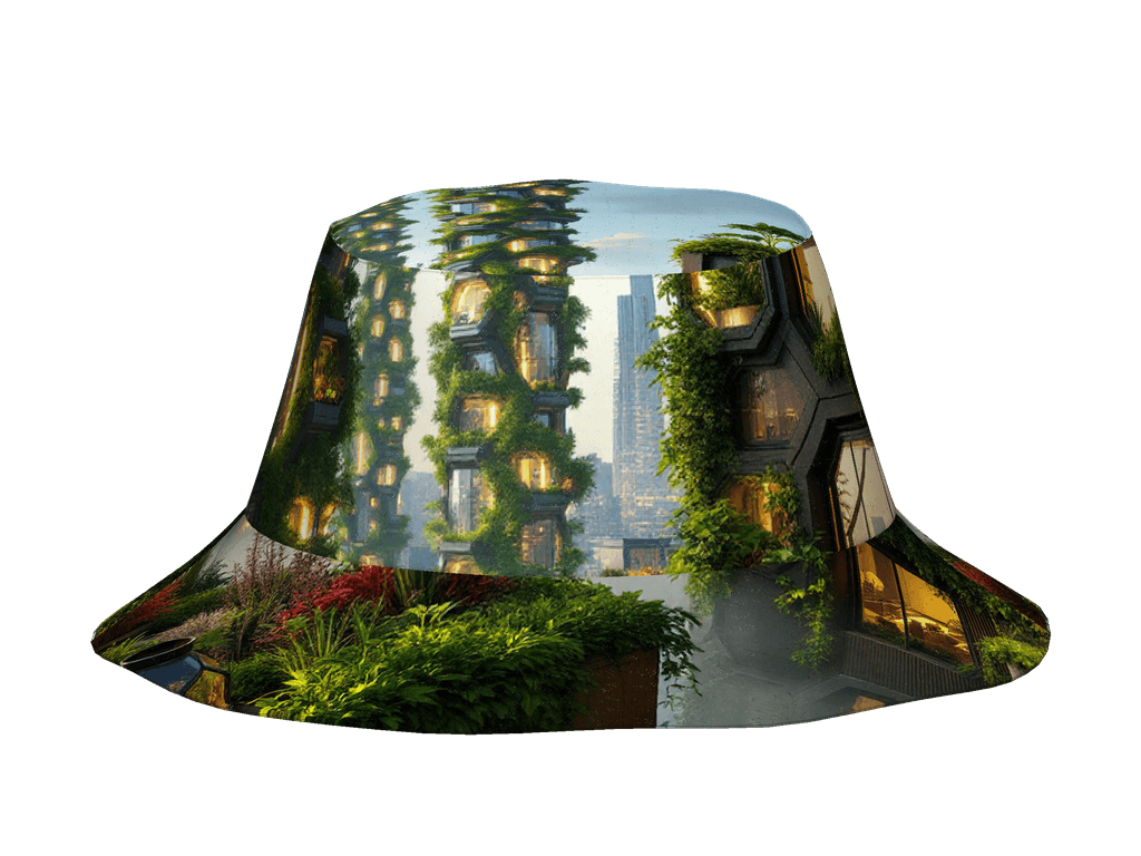All-Over Print Reversible Bucket Hat