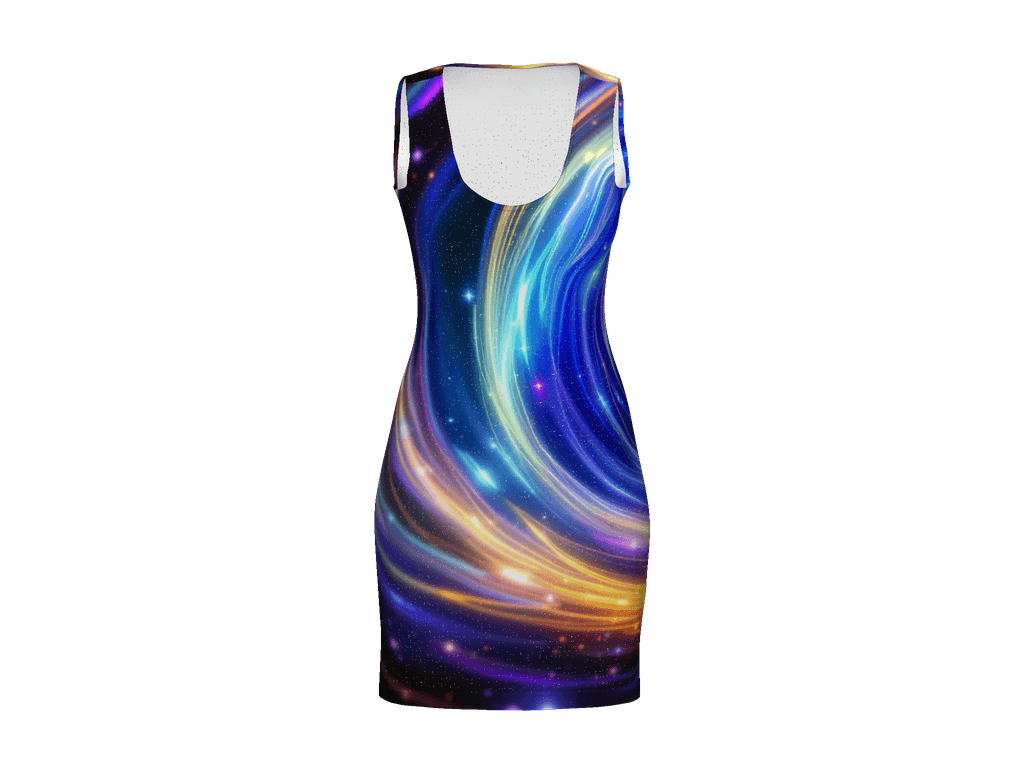 All-Over Print Bodycon Dress