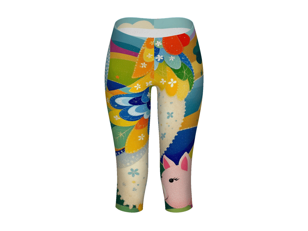 All-Over Print Capri Leggings