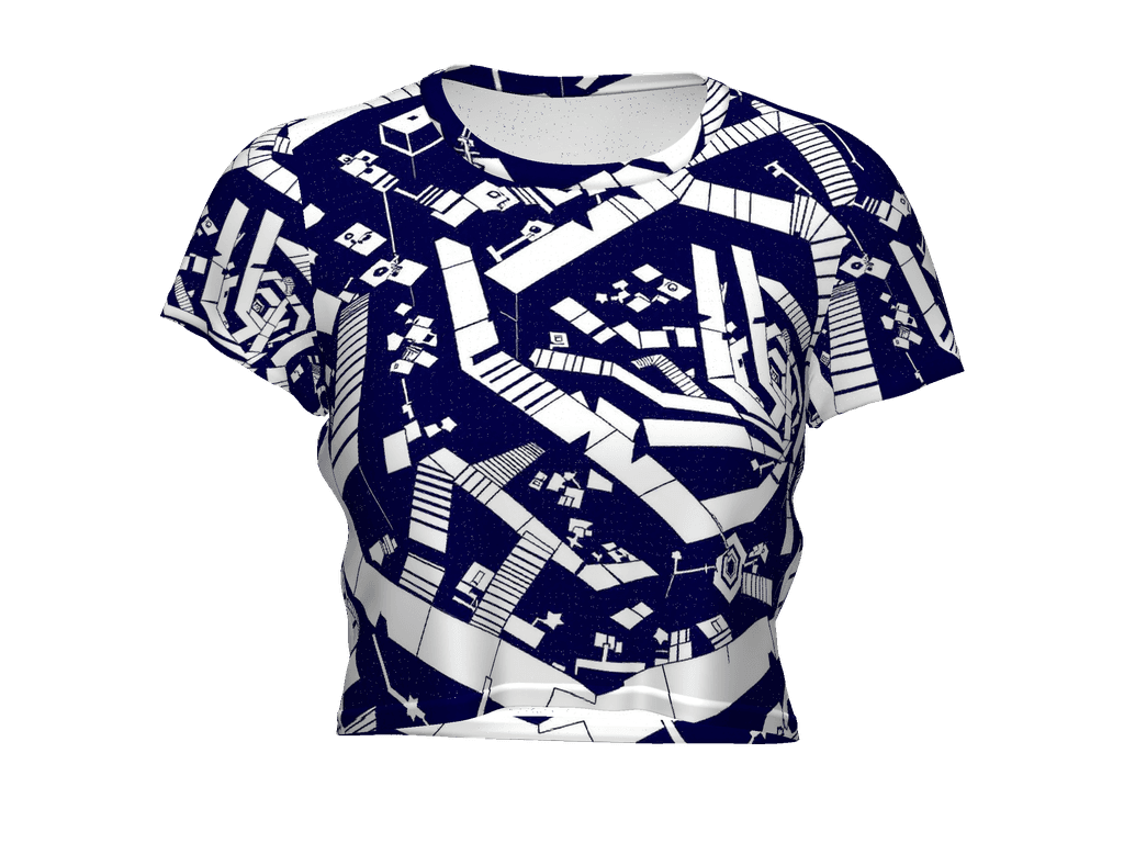 All-Over Print Crop Tee