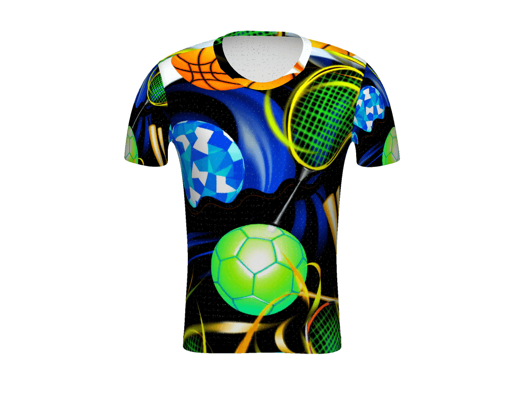All-Over Print Men's Athletic T-Shirt