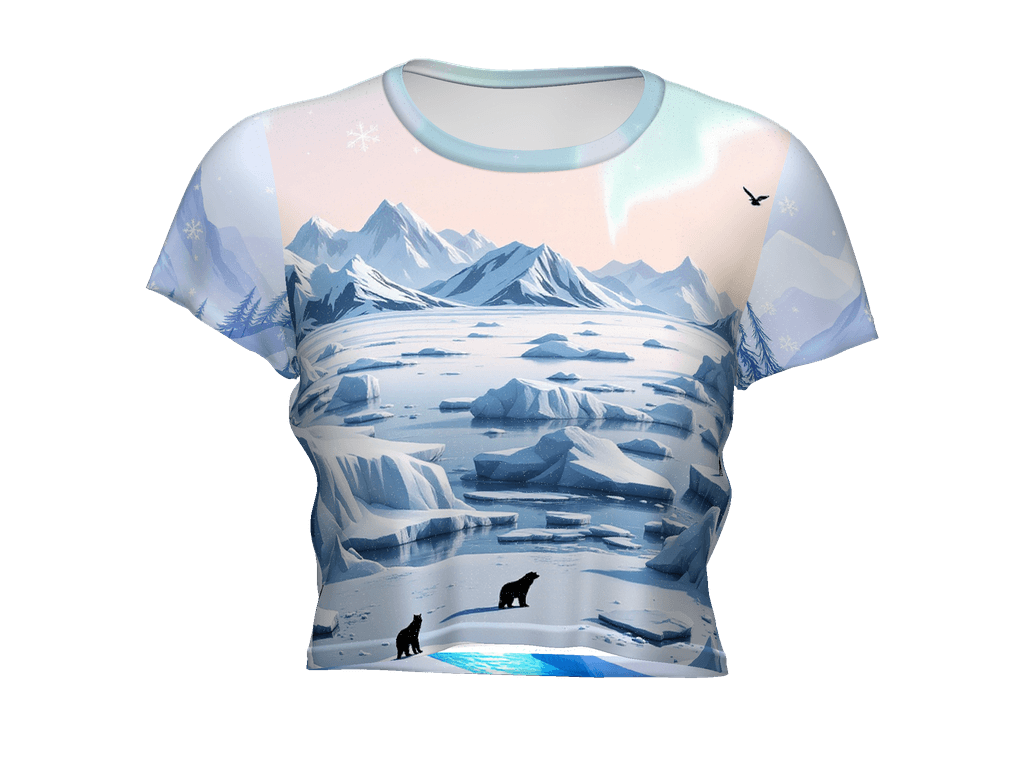 All-Over Print Crop Tee