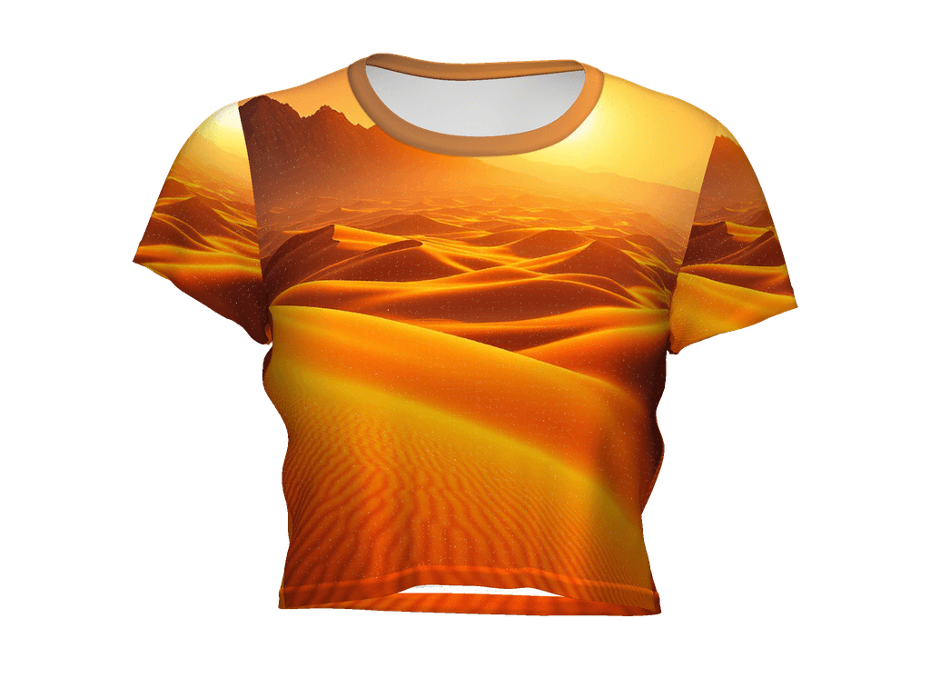 All-Over Print Crop Tee