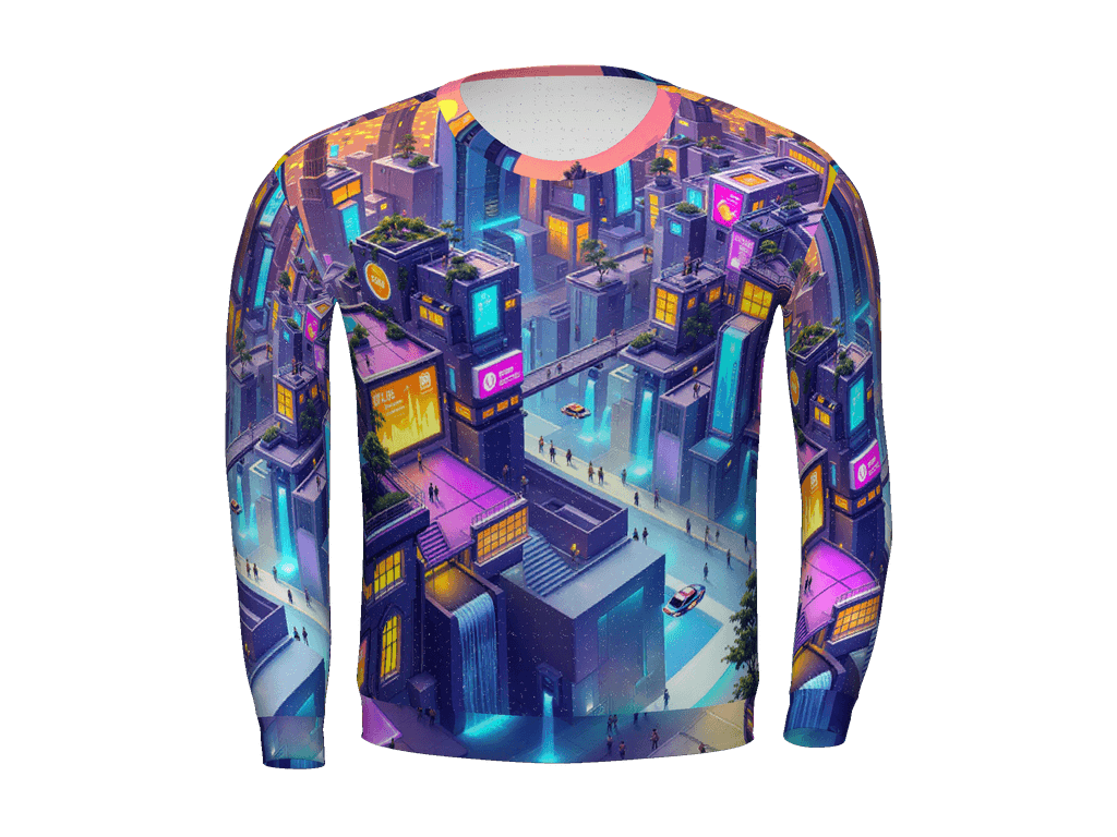 All-Over Print Recycled Unisex Sweatshirt