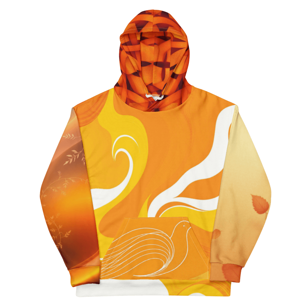 Orange Eco Unisex Hoodie